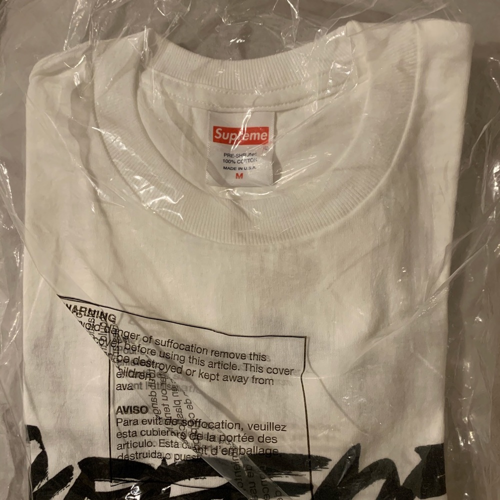 Supreme futura logo tee